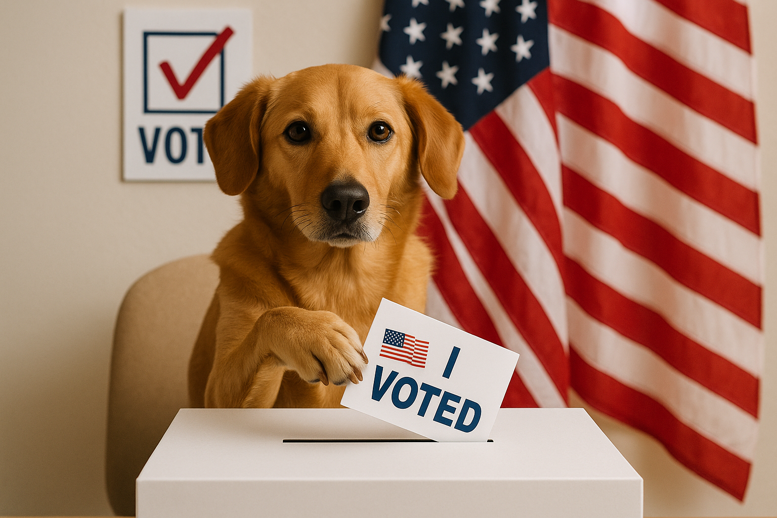 California Woman Charged After Registering Her Dog to Vote