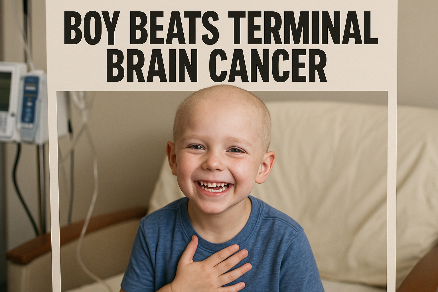 First to Beat Deadly Brain Cancer